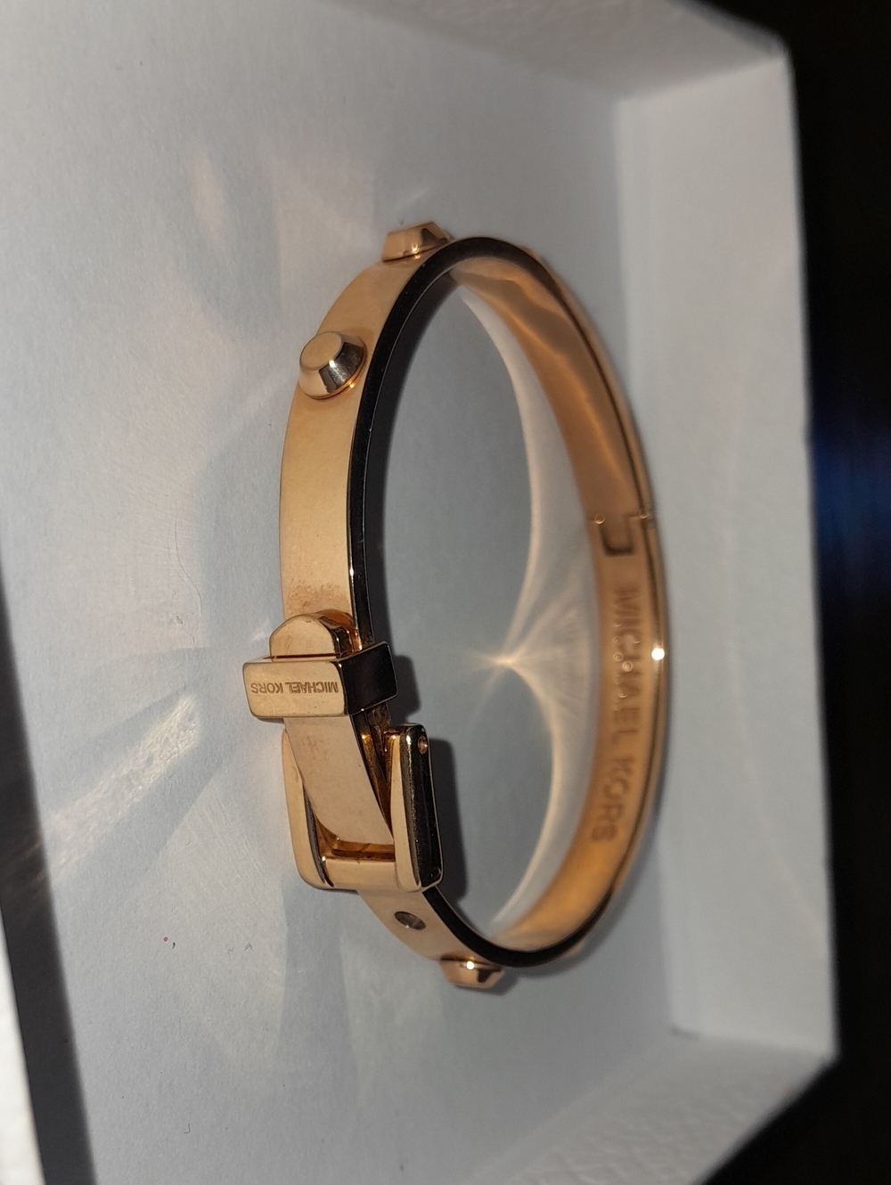 Michael Kors Rose Gold-tone Women's Bangle Bracelet **no Box**